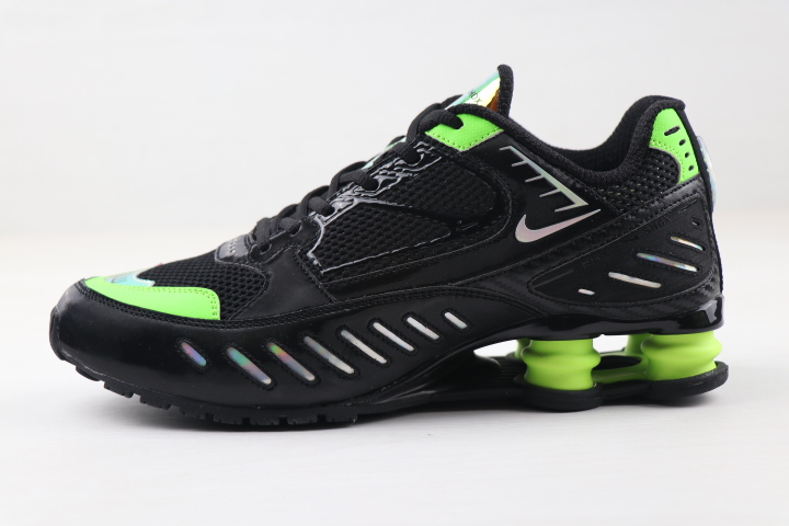 2020 Nike Shox Enigma SP Black Green Shoes for Women - Click Image to Close